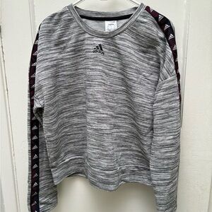 Adidas Gray Long Sleeve with Logo